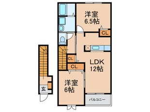 エスペランサの物件間取画像